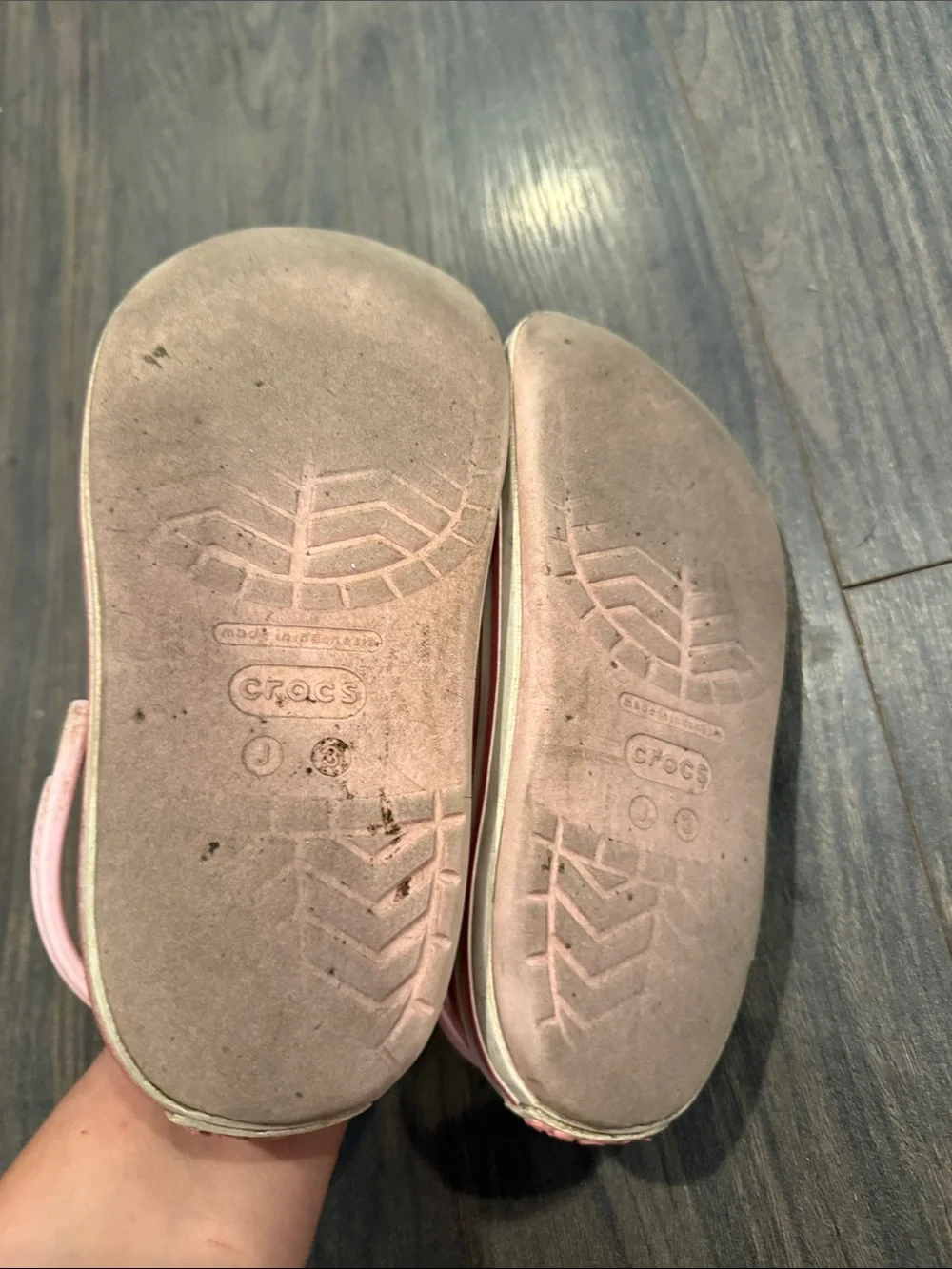 Crocs Kids Pink Clog Shoes - Lightweight Slip-On size 3 7:21